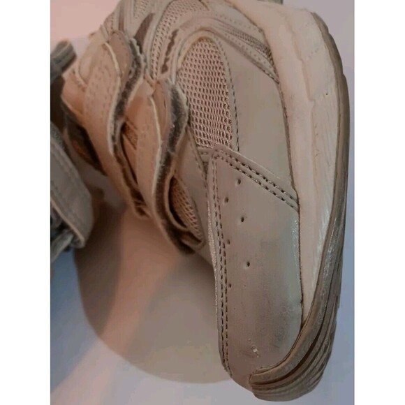 Propet Beige Double Strap Comfort Athletic Shock Absorbing Tennis Shoe - Picture 7 of 16